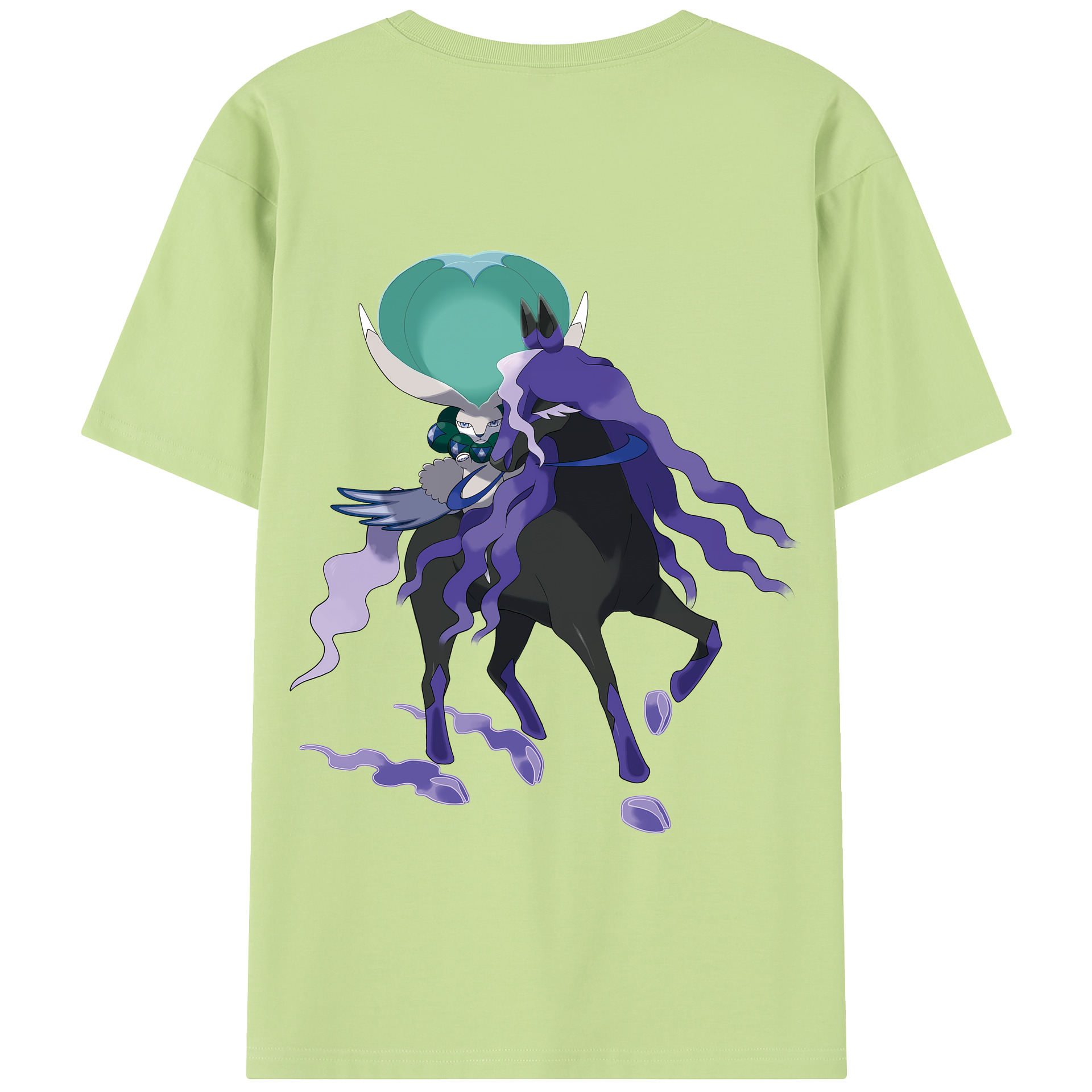 （画像用） ポケットモンスター Pokémon 綿100％半袖Tシャツ（背面プリント）